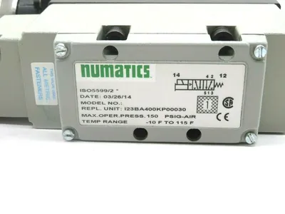 NEW NUMATICS IS055992 PNEUMATIC VALVE W/REGULATOR 123RS100JP00000