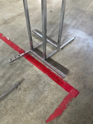 Lot of 3 metal clothing racks
