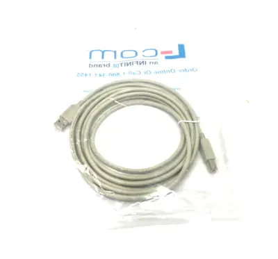 NEW L-COM PREMIUM USB CABLE TYPE A - B CABLE 0.3M
