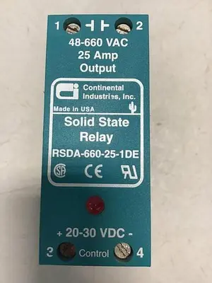 USED CONTINENTAL INDUSTRIES RSDA-660-25-1DE
