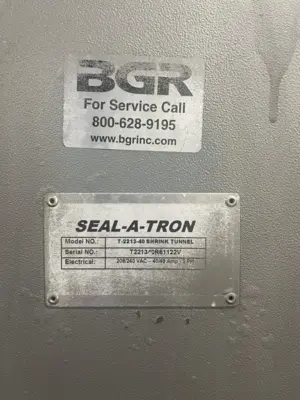 USED SEAL-A-TRON T-2213-40 SHRINK TUNNEL