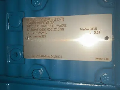 Used SEWEURODRIVE K47 DRS100L4BE5HR/AS7H Motors (misc) Ohio US | HGR 24 #1744276