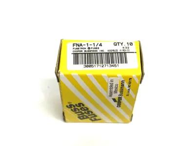 USED COOPER BUSSMANN FUSETRON TIME-DELAY FUSES