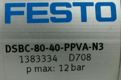 NEW FESTO DSBC-80-40-PPVA-N3 CYLINDER 1383334 DSBC8040PPVAN3