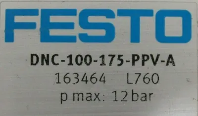 NEW FESTO DNC-100-175-PPV-A PNEUMATIC CYLINDER 163464 DNC100175PPVA