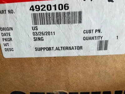 Cummins Alternator Support PN 4920106