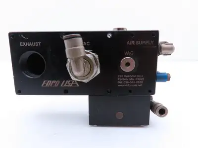 Edco USA ML50N-RTB Pneumatic Vacuum Pump Assembly 1/2" NPT For Vacuum Cup