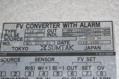NEW SUMITAK FVA-100 FV CONVERTER FVA100
