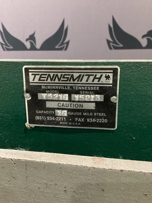 Used TENNSMITH T5216 Foot Power Shears Michigan US | iGAM Industrial Marketplace #1466608