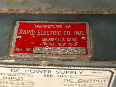 Used RAPID 1500 DC Power Supplies Rhode Island US | Gold Machinery #1520755