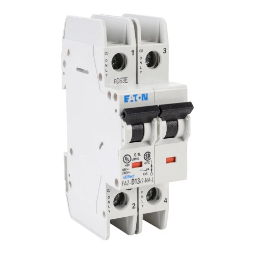 Moeller Eaton FAZ-D13/2-NA 102188 Miniature Circuit Breaker, 13A, 2-Pole [New]