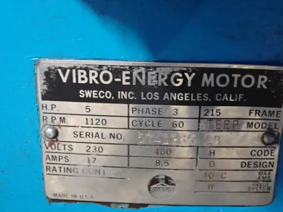 Used SWECO M45RC Vibratory Machines Ohio US | HGR 24 #727139