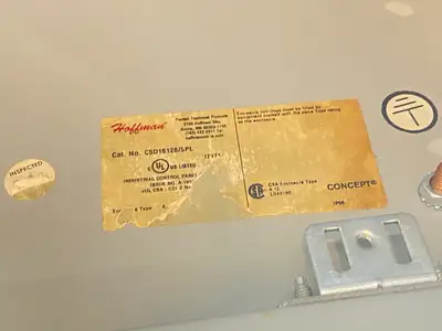 Used Hoffman Concept Single-Door Enclosure 16" x 12" x 8" NO DOOR Electrical Boxes Michigan US | Maverick Industrial Sales #1391225