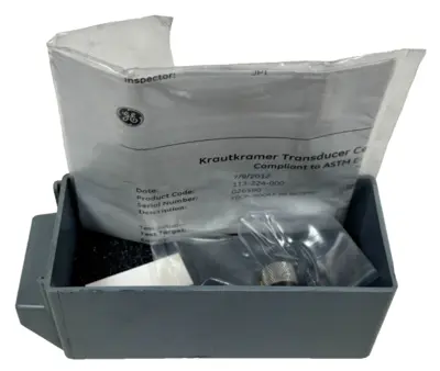 NEW GE INSPECTION 113-224-000 ULTRASONIC TRANSDUCER FDCP–XDCR F-HP 5X.25MD