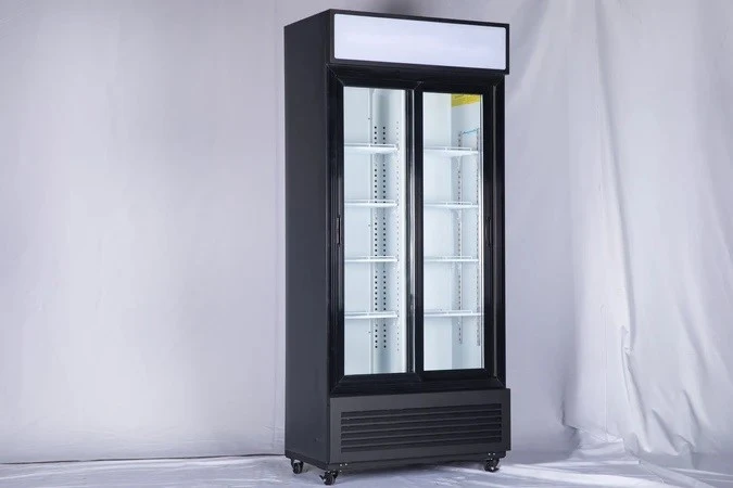 168-0022 AC SDGRX-S 36" Two Sliding Glass Door Self Contained Cooler