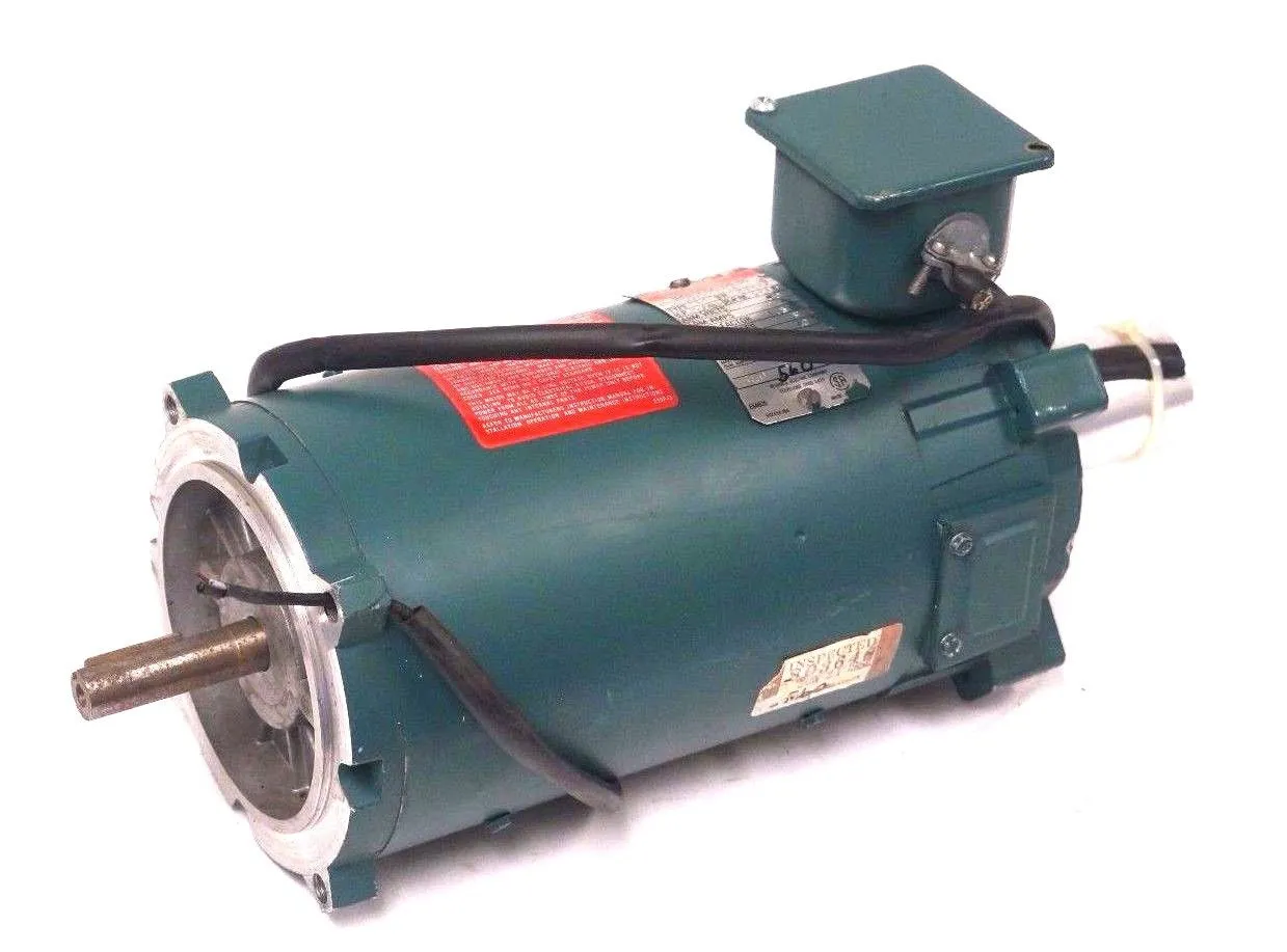 USED RELIANCE ELECTRIC V76B1534M-VG MOTOR 3/4HP, 2500RPM, TPR, EE56C