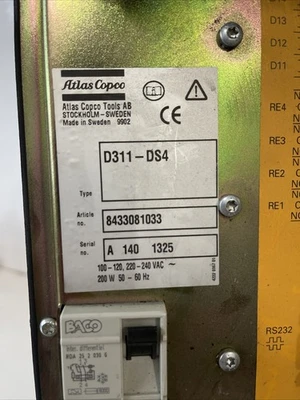Used ATLAS COPCO D311-DS4 Wrenches Indiana US | J&J Industrial Supply #1073643