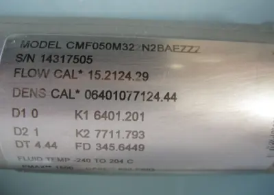 USED Micro Motion CMF050 M322N2BAEZZZ