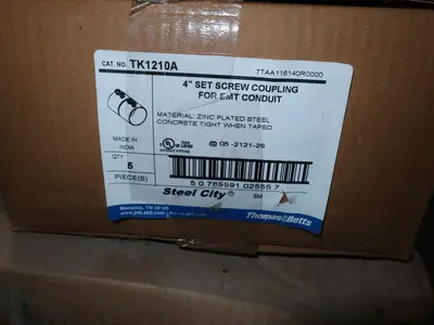 4 PALLETS OF ASSORTED CONDUIT, ENCLOSURES