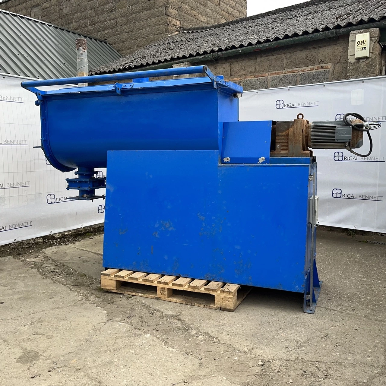 500L S/S Winkworth U-Trough Mixer