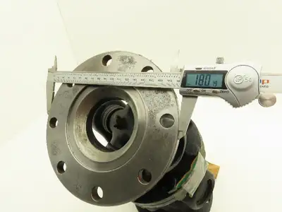 GWB Universal U-Joint Flanged Cardan Drive Shaft 180mm OD 310mm OAL 8-Bolt
