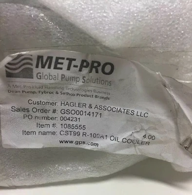 NEW Met-Pro 1085555