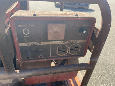 USED HOMELITE GENERATOR AND PUMP