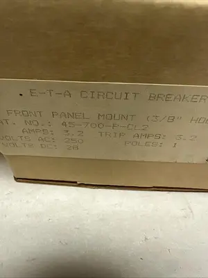 Used E-T-A 45-700-P-CL2 Miscellaneous Equipment (Electrical & Power) Ohio US | Surplus Asset Holdings #1243665
