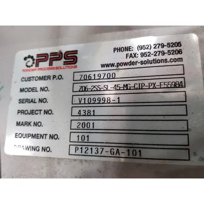 USED POWDER PROCESS-SOLUTIONS Z06