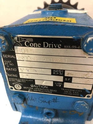 USED Cone Drive H015-1