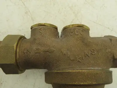 Wilkins Regulator 600LPV Pressure Reducing Valve and Strainer 3/4" NPT 10-35 PSI