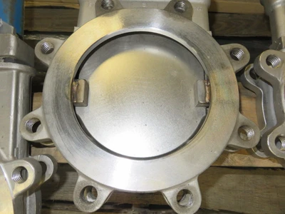 6" 150# Orbinox Knife Gate Valve Hand Wheel Operated
