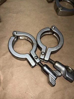 (2) SCC Spring Clamp Screw Tight Twist Lock +(18) Other Asst. Clamps