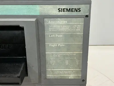 USED SIEMENS HHLD63F600