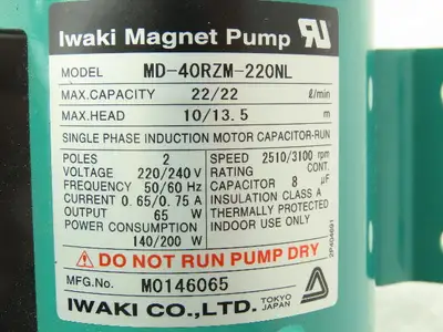 Used IWAKI _UNKNOWN_ Pumps | Arrow Industrial #620906