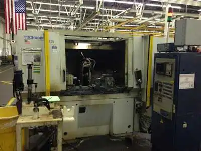 Used 1999 TSCHUDIN PL66 Cylindrical Grinders Including Plain & Angle Head Michigan US | Gibbs Machinery Company, Inc. #4401