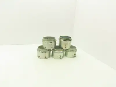 Assorted Brands EMT Connector Fitting 4" Steel Set Screw Steel City Lot of 5