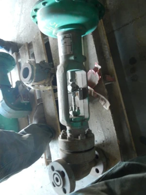Fisher 1" 600 Class, WCB Steel Ring Flange Control Valve