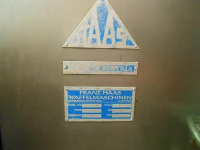 Haas 80 Plate Wafer Oven Complete Wafer Line
