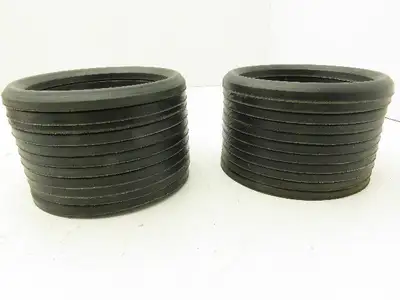 V-Packing Chevron Rubber Fabric Seal Split Ring 4"x 5"  Lot of 22