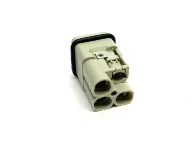 New | in-Stock HARTING Male Crimp Insert, 3-Contact, Size 3A, 40A 400V Contact Blocks Michigan US | Maverick Industrial Sales #1462756
