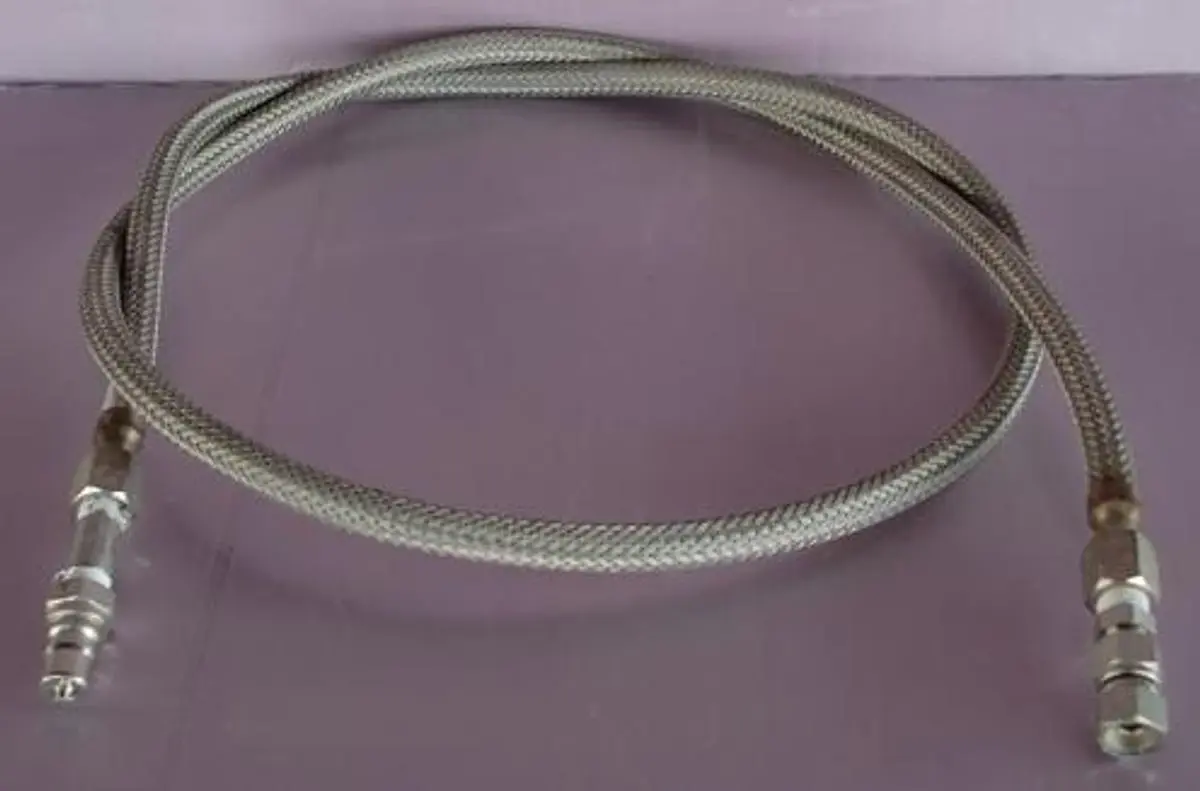 QTY. 1. 70" BRAIDED STAINLESS STEEL METAL FLEX HOS...
