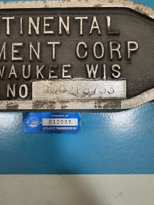 2002 Continental Equipment Corp. Belt Washer Assembly Transmissions Pass-Thru Washer | Benchmark Machine Tools (23)