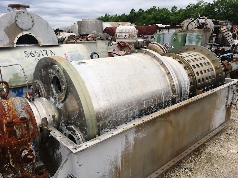 (2) Bird 36 x 96 screen bowl decanter centrifuges, 316SS.