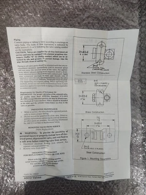 NEW ASCO 2063803RVF