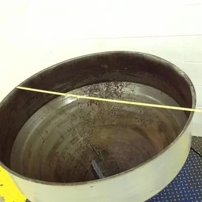 USED METAL FABRICATOR HOPPER975