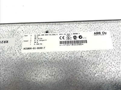 USED ABB ACS800-01-0040-7