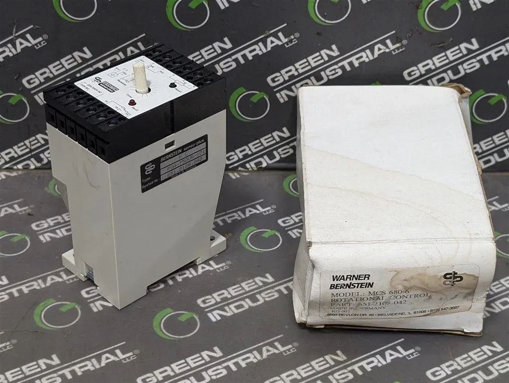 Warner Bernstein PSA-T50UR/101 senso-plus Rotational Control Switch Used