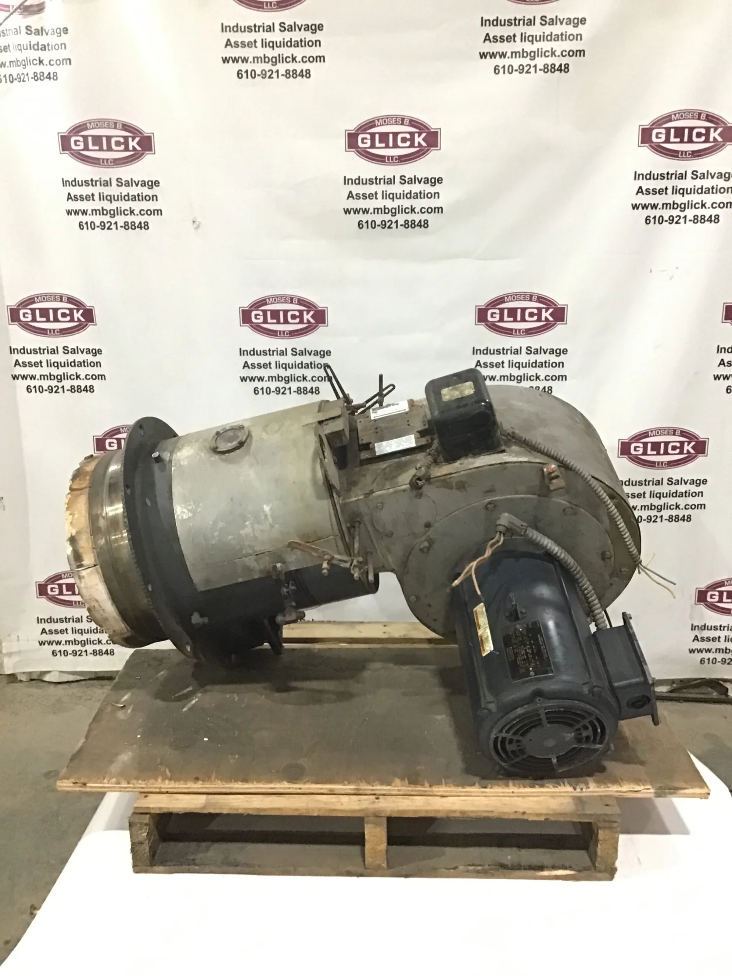 Webster Air Compressor w/Leeson CVB C215T34DC2B L Electric Motor 10/15HP