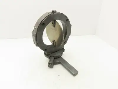 Patterson Kelley 6" Butterfly Valve 316 Stainless Disc Solids Flow 4-Bolt Wafer